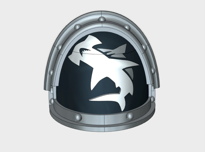 10x Hammerheads - G:3a Shoulder Pads 3d printed