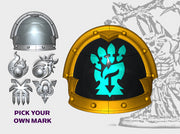 Demon Claw - Abhor: Demonic Pauldrons 3d printed