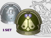 Plague Fly - Abhor: Demonic Pauldrons 3d printed