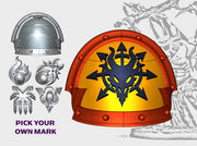 Devil Dragons - Abhor: Demonic Pauldrons 3d printed