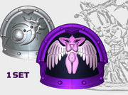 Hedonists - Abhor: Demonic Pauldrons 3d printed