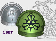 the Purge - Abhor: Demonic Pauldrons 3d printed