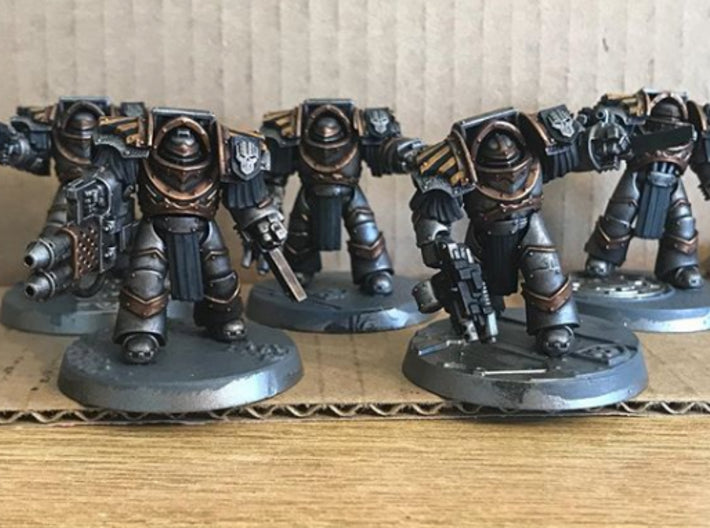 Iron Legion 1 - T:2a Cataphractii Shoulder Sets 3d printed Courtesy of @scrotch_the_squatch