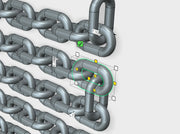 Titan Chain: Round (5mm) 3d printed