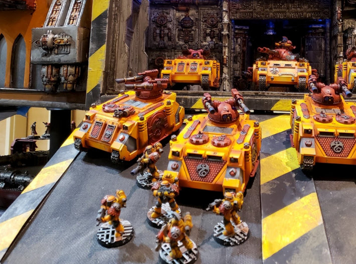 Maltese Cross : Mark-2 APC Round Doors 3d printed