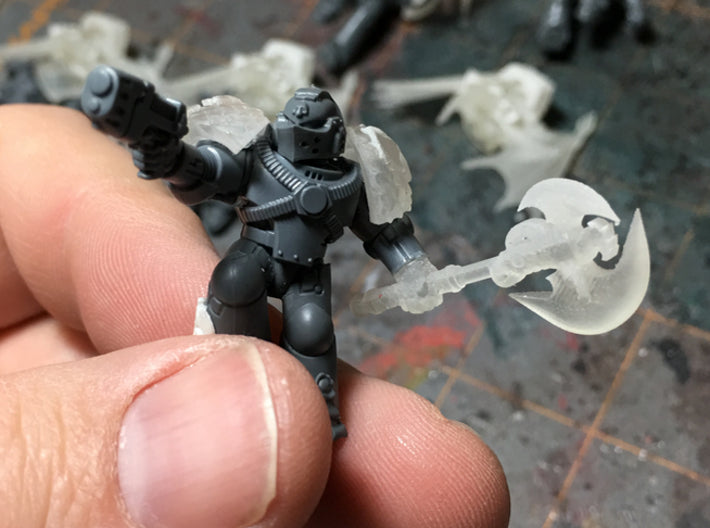 11x Energy Axe: Drakonas 3d printed