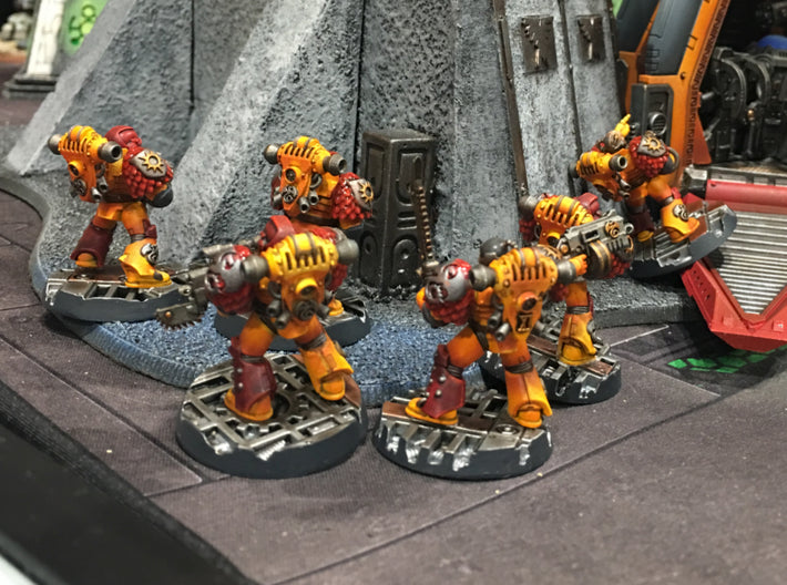 10x Dragon Star - Voidscale Pauldrons 3d printed