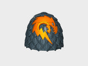 10x Blitz Dragons - Voidscale Right Pauldrons 3d printed