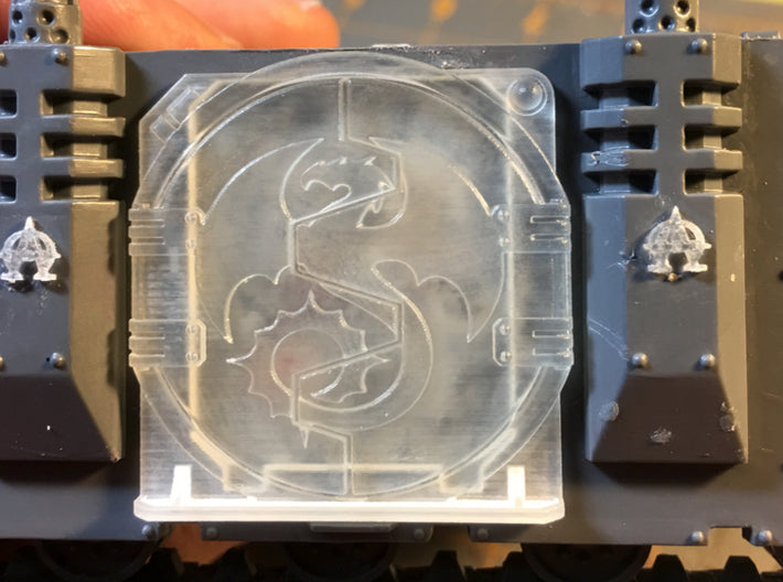 Dragon Head : Mark-2 APC Round Doors 3d printed