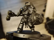 Death Team - Power Kite Shields (Left) 3d printed