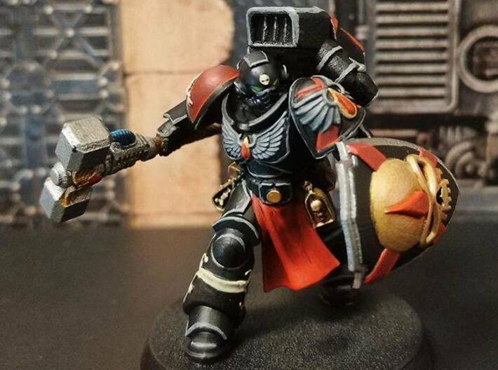 Death Team - Power Kite Shields (Left) 3d printed