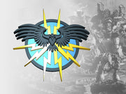 Legio Thunderbird - Tiny Titan Insignias Kit	 3d printed