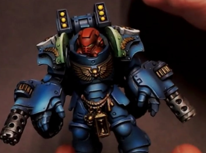 5x Void Drakes - T:2s Cataphractii Scaled Shoulder 3d printed