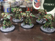 5x Devil Dragons - T:2s Cataphractii Scaled Pads 3d printed