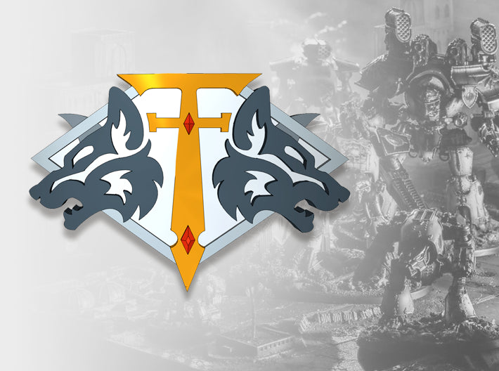 Legio Lupos - Tiny Titan Insignias Kit 3d printed