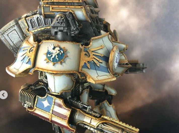 Legio Iron Vigil - Tiny Titan Insignias Kit 3d printed