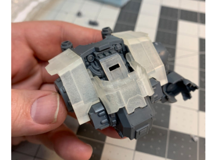 Griffon Corp: Redem Spiked Carapace 3d printed