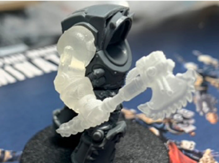 10x Chaos - Adjustable Left Terminator Arms 3d printed