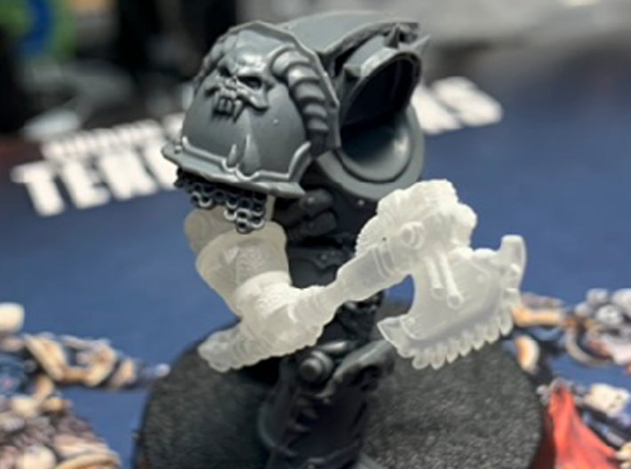 10x Chaos - Adjustable Left Terminator Arms 3d printed