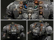 Black Birds: Atlas Pattern Shoulder Pads 3d printed