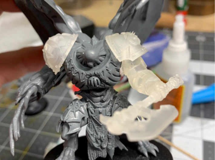 Demon Claw - Abhor: Demonic Pauldrons 3d printed