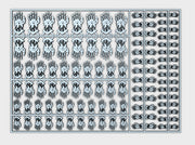 Cybornauts - Flat Vehicle Insignia pack 3d printed