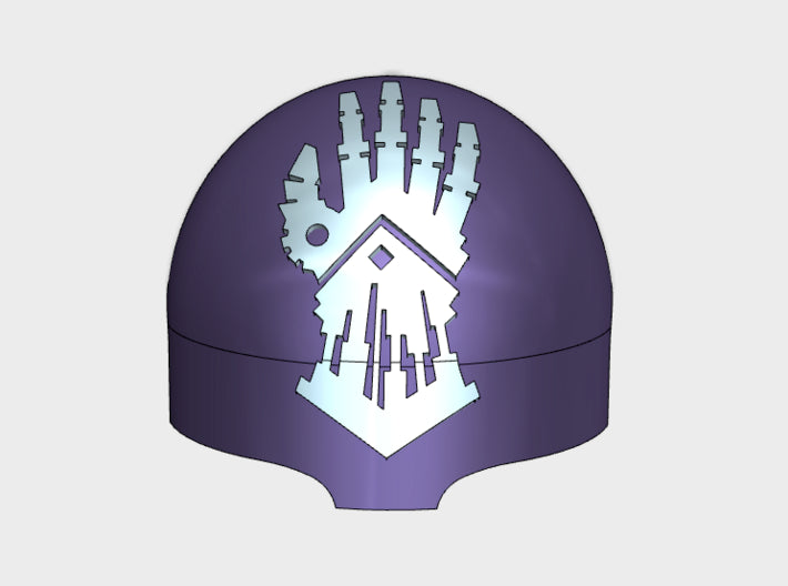 10x T:1a Right Terminator Shoulders 3d printed