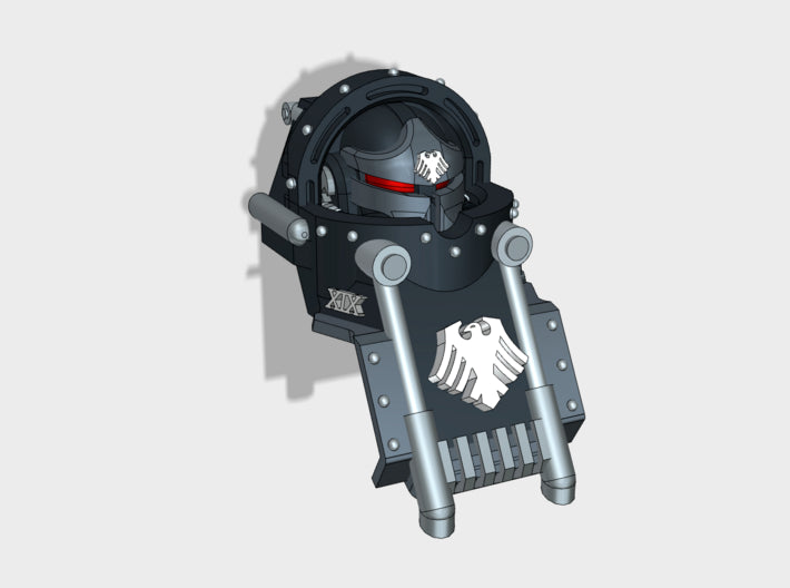 Black Birds: War-suit Headpiece 3d printed