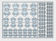 Raven 19 - Flat Vehicle Insignia pack 3d printed