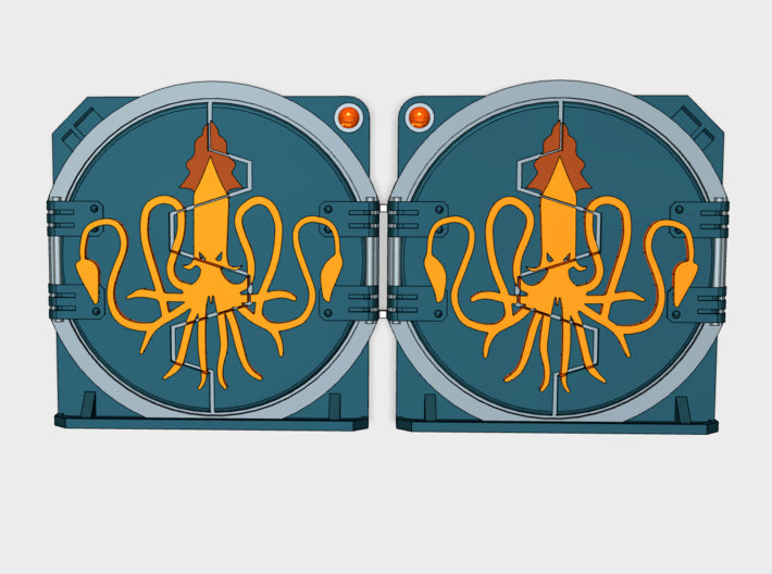 Kracken : Mark-2 APC Round Doors 3d printed