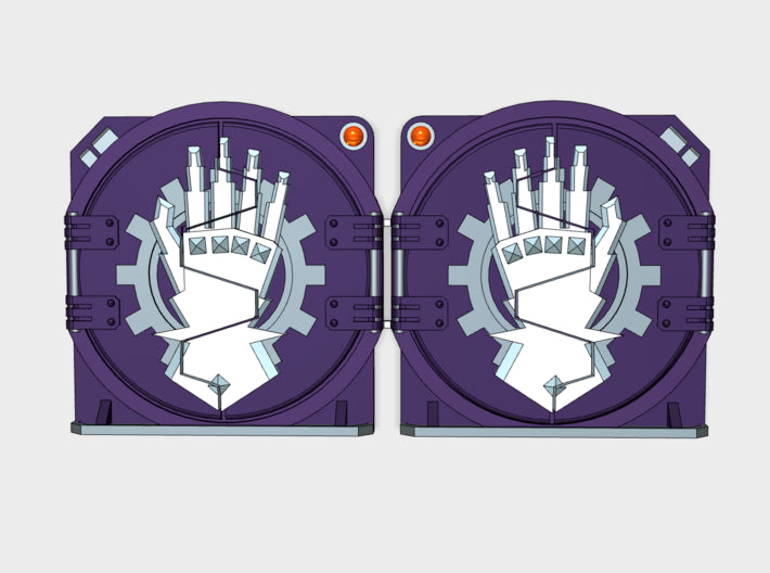 Machinists : Mark-2 APC Round Doors 3d printed