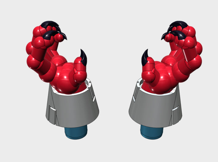 Ferocious Claws - Demon Prince Weapons 3d printed