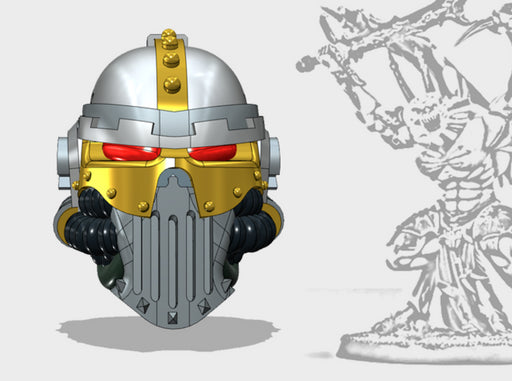 Base - Iron Skull Demon Prince Head 3d printed