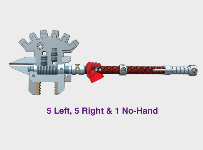11x Tech Axe: Marta 3d printed