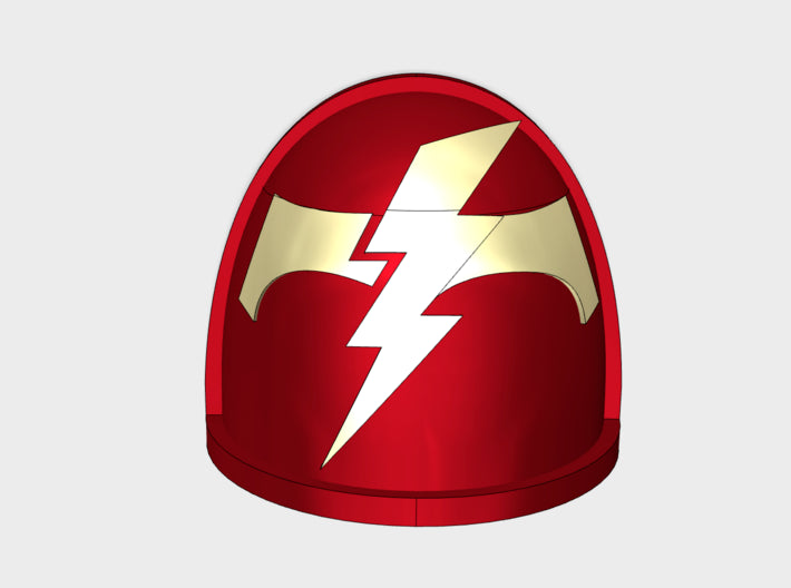 10x Storm Scars - :Gen 4 shoulder pads 3d printed