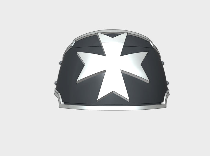 10x Maltese Cross 1 - Brethren Plate (L&amp;R) 3d printed