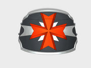 10x Maltese Cross 2 - Brethren Plate (L&amp;R) 3d printed