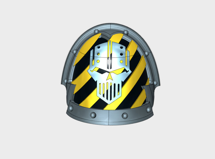 10x Iron Legion - Abhorrent Shoulder Pads 3d printed