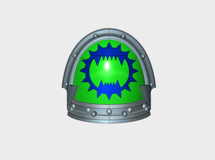 10x War Dogs - Abhorrent Shoulder Pads 3d printed