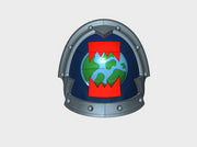 10x World Wreckers - Abhorrent Shoulder Pads 3d printed