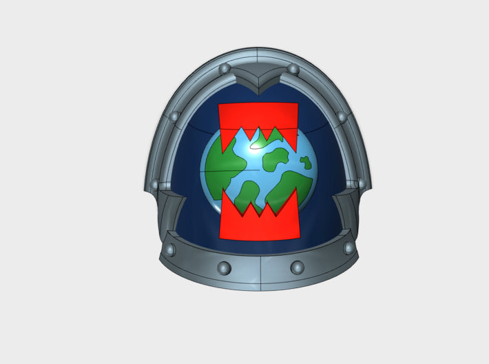 10x World Wreckers - Abhorrent Shoulder Pads 3d printed