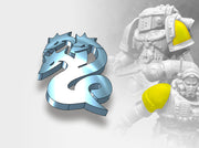 60x Hydra Legion - Small Convex Insignias (5mm) 3d printed