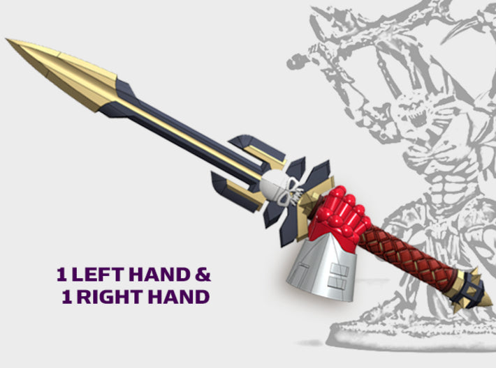 2x Blood Drinker Sword - Demon Lord Weapons (L&amp;R) 3d printed