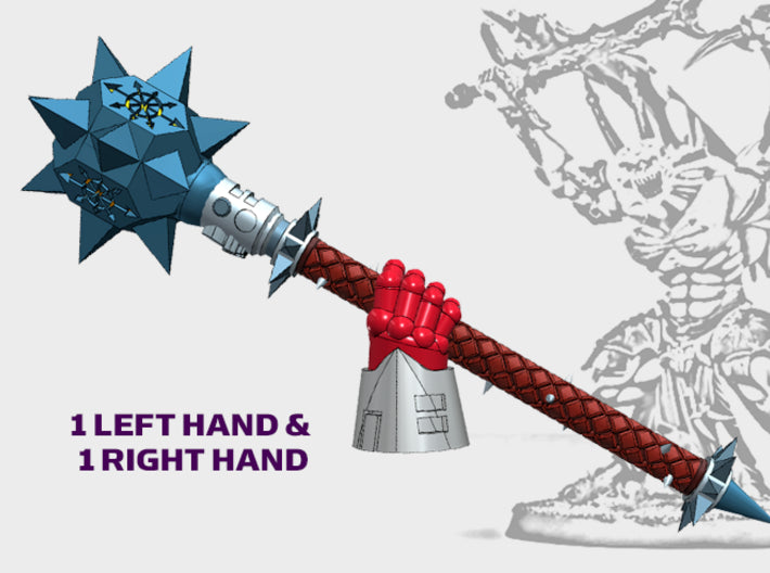 2x Vial Crozius - Demon Lord Weapons (L&amp;R) 3d printed