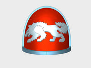 10x Storm Wolves - G:4a Shoulder Pads 3d printed