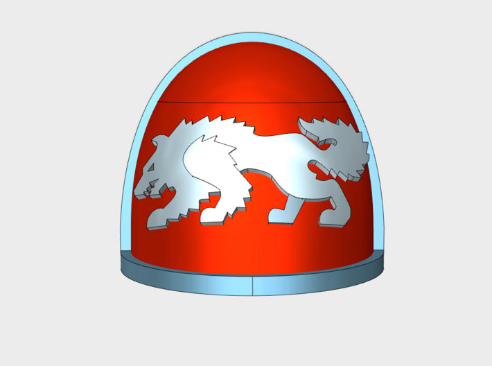 10x Storm Wolves - G:4a Shoulder Pads 3d printed