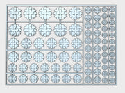 Templar Mech - Flat Vehicle Insignia pack 3d printed