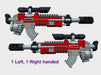 PrimeSniper X22: Stalker (L&amp;R) 3d printed 2 total weapons