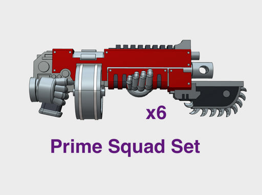 Primefire X2D-Aslt : Prime Squad Set 3d printed