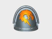 10x Blitz Dragons - G:3a Right Shoulders 3d printed